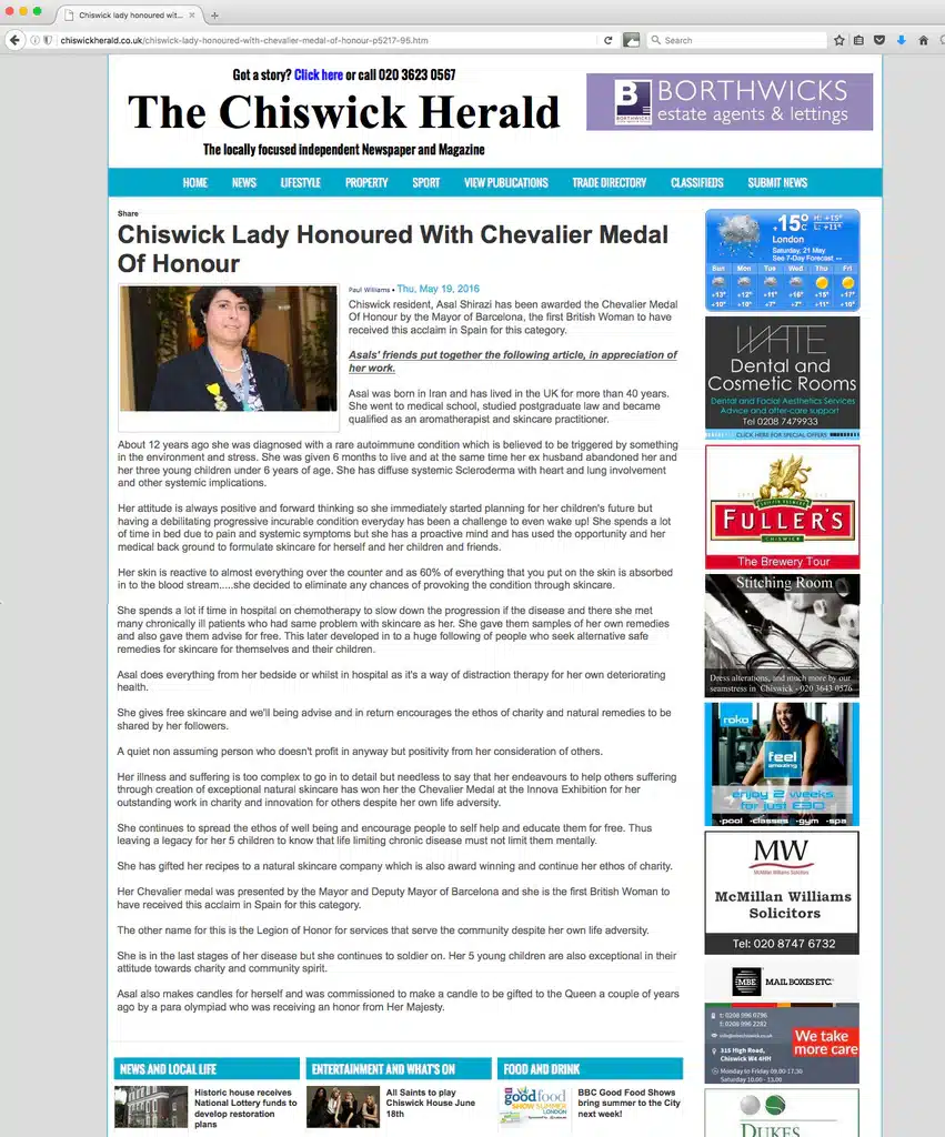 2016 Chevalier Award Winner